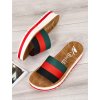 damske latkove slapky na vysokej platforme NK183 1 black 4