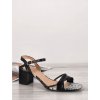 cierne damske kozene sandale FD11 1 BLACK 2