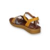 zlte damske kozene sandale s remienkom PR981 2 YELLOW 5