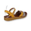 zlte damske kozene sandale s remienkom PR981 2 YELLOW 7