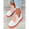 bielo oranzove damske tenisky J96 2 white orange 1