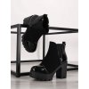 cierne semisove celokozene cizmy WA671 black 5
