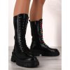 cierne damske cizmy K227 black 4