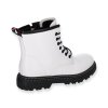 Biele kozene workery na platforme 20202 WHITE 8