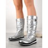 strieborne damske snehule DW 002 silver 1
