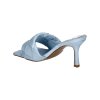 damske modre slapky na ihlicovom podpatku T368 BLUE 8