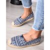 modre vzorovane espadrilky damske XX 30 blue 2