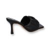 cierne damske slapky na opatku T389BLACK 9