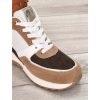 celokozene bielo hnede tenisky na platforme LDLJ 66 WHITE 7