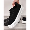 cierne damske tenisky na platforme RE15 black 7