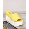 zlte damske slapky na platforme YES 10588 13 yellow 4