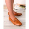 damske hnede mokasiny camel LEI 24 camel 1