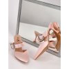 telove damske slapky na podpatku YX 2 champagne 2