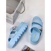 Damske slapky na platforme YES 7197 10 blue 2