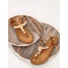 hnede damske sandale CK192 camel 1