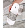 biele damske slapky zdobene SJ01190 3 white 2