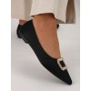 cierne damske baleriny na nizkom podpatku LL 252 BLACK 6
