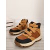 hnede chlapcenske cizmy ZY 305B camel 4