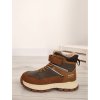 hnede chlapcenske cizmy ZY 301B camel 2