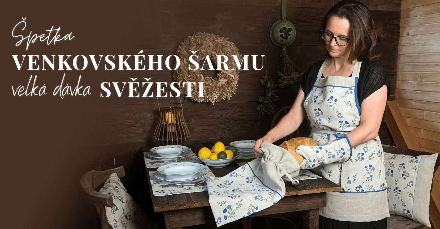 Zástěra Blue&Bloom