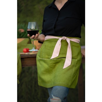 Lněná zástěrka Inventive Cook