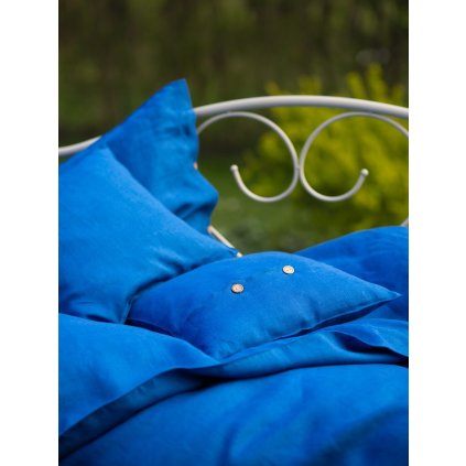Lněné povlečení Cobalt Blue
