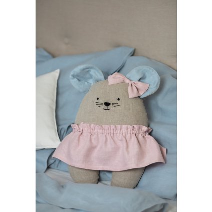 Lněná hračka/polštářek Šepot lesa