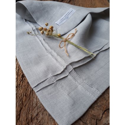 Lněný ubrousek Obsession Grey
