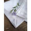 Lněný ubrousek Luxury Linen White