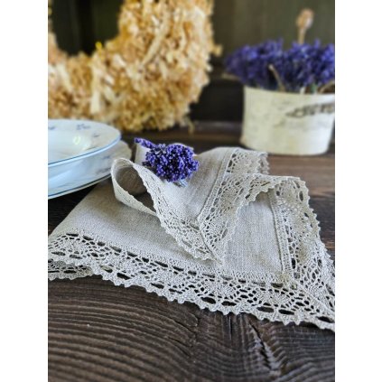 Ľanový obrúsok Pure Beauty