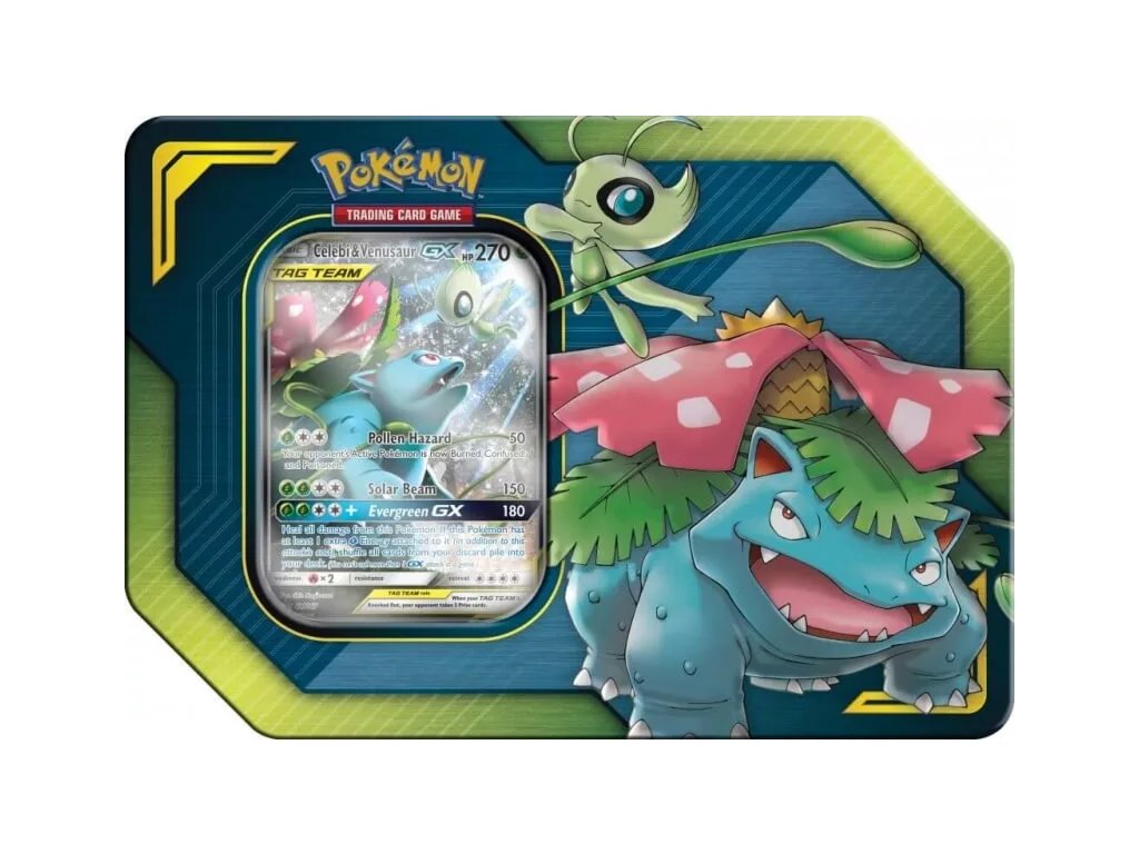 Pokémon TCG: Tag Team Tin - Celebi & Venusaur GX