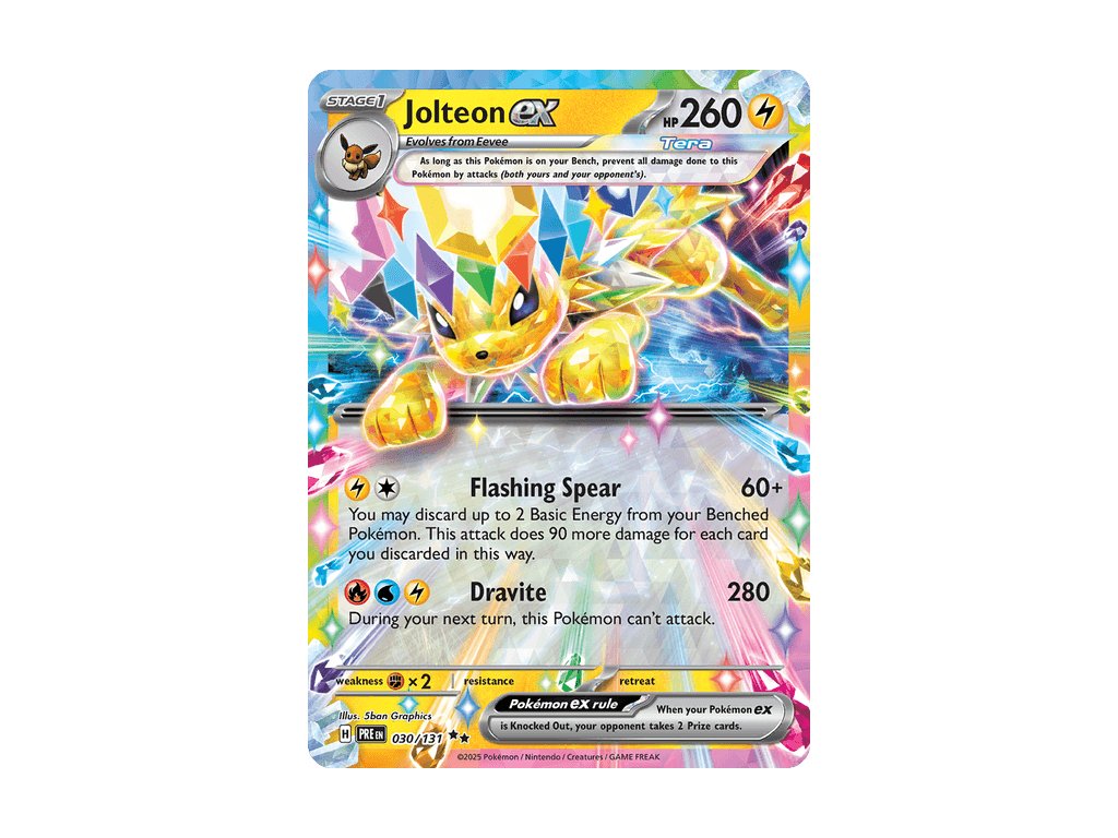 Jolteon ex 030/131 (Prismatic Evolutions Stamp)