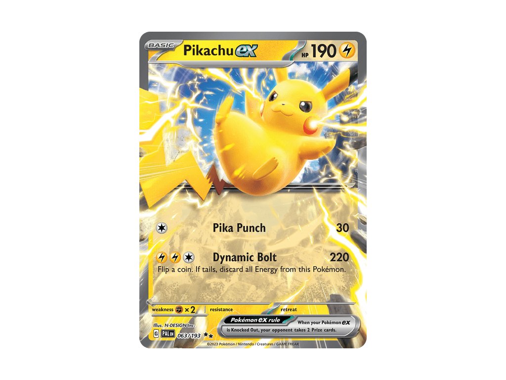 Pikachu ex 063/193 (Holiday Calendar 2024)