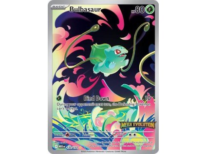 Bulbasaur 133/132 (Mega Evolution Stamp)