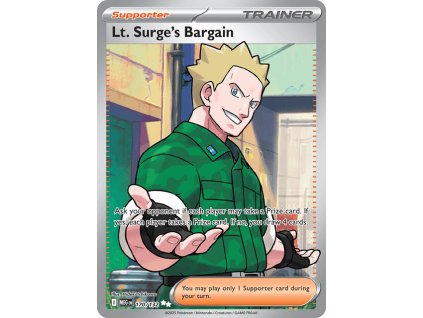 Lt. Surge's Bargain 170/132
