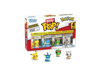 Funko Bitty POP! (Pikachu, Vaporeon, Caterpie, Cubone)