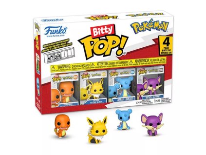 Funko Bitty POP! (Charmander, Jolteon, Lapras, Rattata)