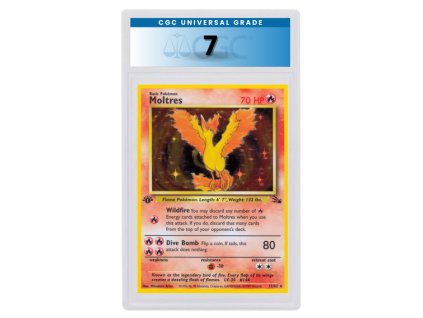 Moltres 12/62 (1st Edition) CGC 7