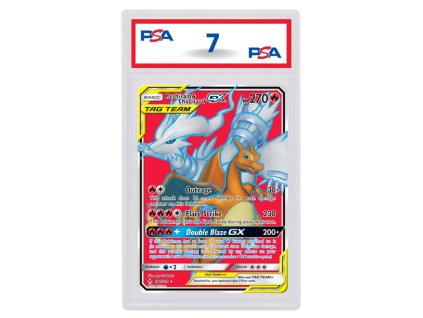 Reshiram & Charizard GX 194/214 PSA 7