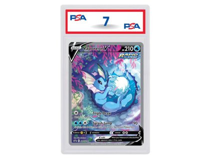 Vaporeon V SWSH181 PSA 7