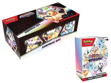 Pokémon TCG: Scarlet & Violet - Prismatic Evolutions Surprise Box & Booster Bundle Collection