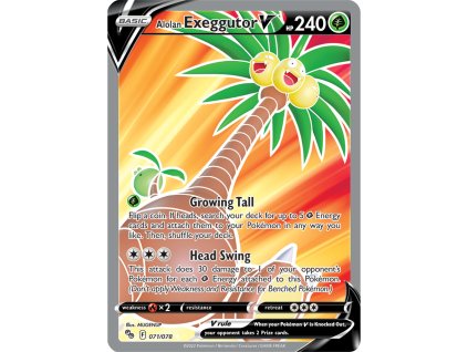 Alolan Exeggutor V 071/078 (Stav Near Mint (NM))