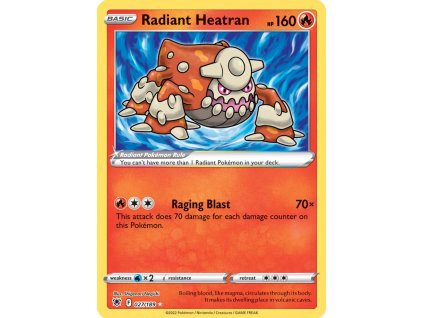 Radiant Heatran 027/189 (Stav Near Mint (NM))