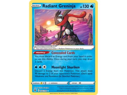 Radiant Greninja 046/189 (Stav Near Mint (NM))