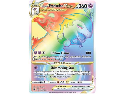 Hisuian Typhlosion VSTAR 193/189 (Stav Near Mint (NM))