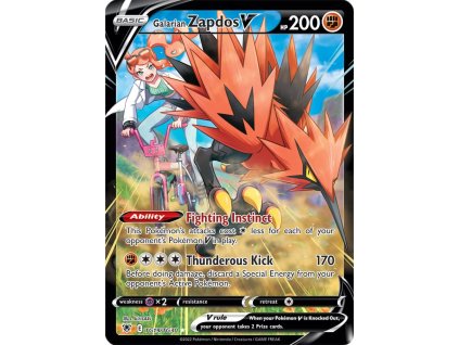 Galarian Zapdos V TG19/TG30 (Stav Near Mint (NM))