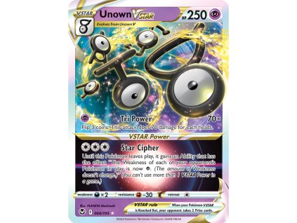 Unown VSTAR 066/195 (Stav Near Mint (NM))
