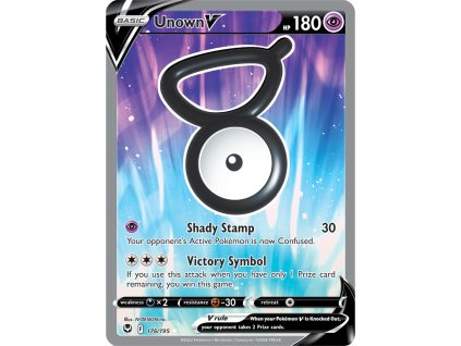 Unown V 176/195 (Stav Near Mint (NM))