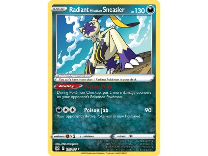 Radiant Hisuian Sneasler 123/196 (Stav Near Mint (NM))