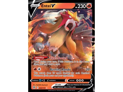 Entei V 022/172 (Stav Near Mint (NM))